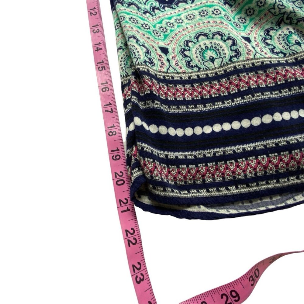 Anthropologie ELEVENSES Women Wide Leg Crop Pants Polka Dots Sz 0 Paisley 77-47 - Picture 8 of 12
